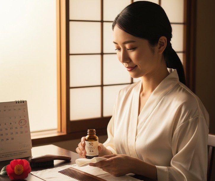 椿油を使ったメンテナンスの頻度