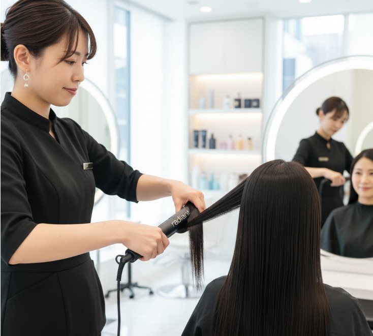 美容師も認めるシルクプレートの効果