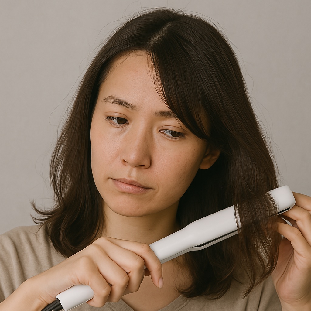 前髪がアイロンしてもうねるのはなぜ？クセ毛との付き合い方