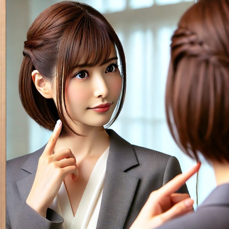 入社式髪型下ろすのはアリ?好印象な前髪マナーと女性のセット術 | 速乾美髪研究所