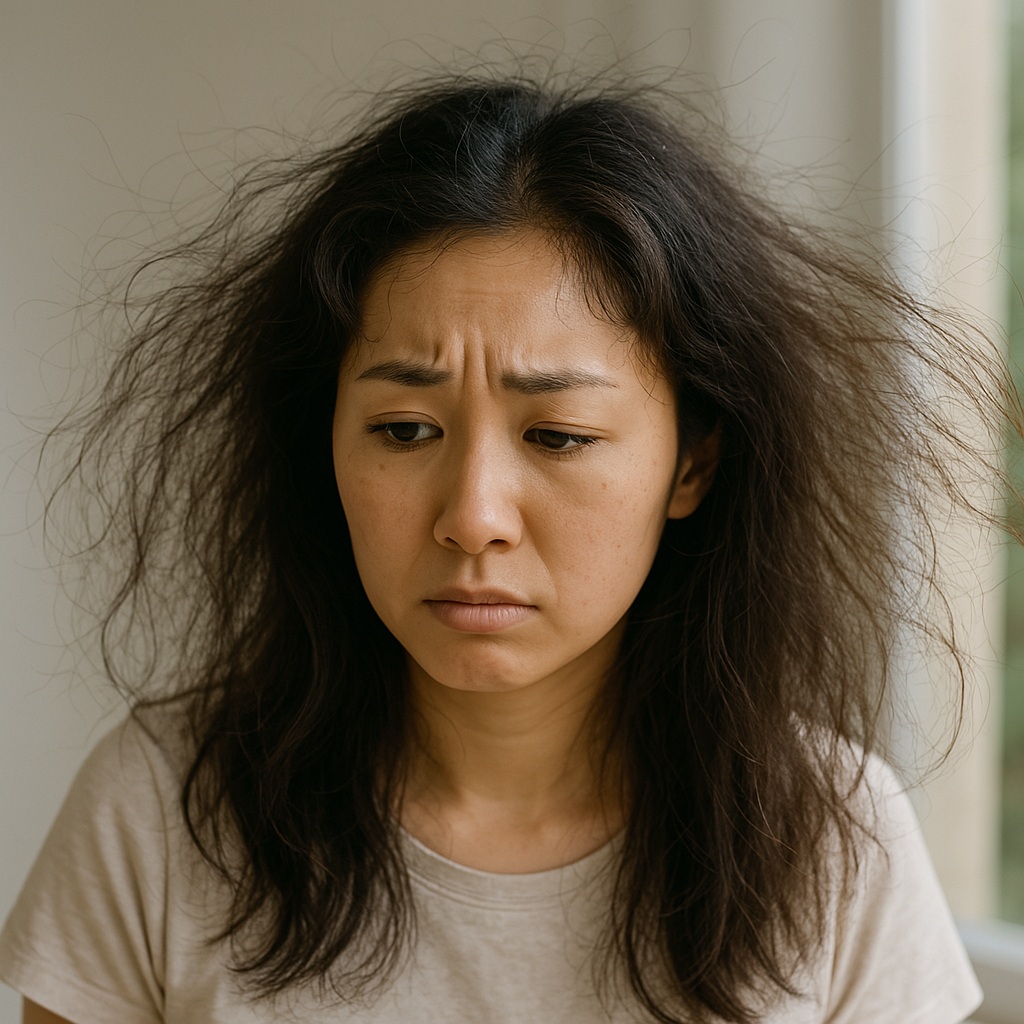梅雨に髪の毛が爆発する理由とその仕組みとは?