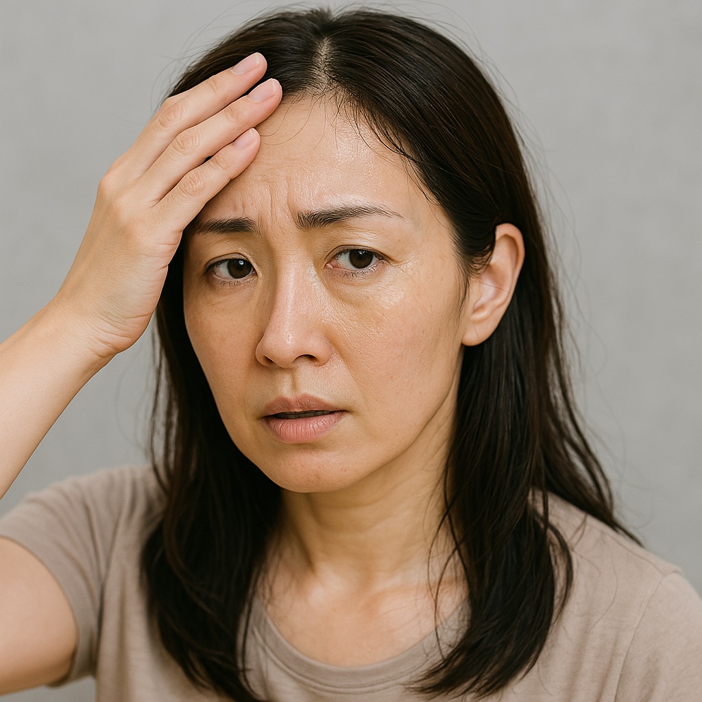 髪の毛が汗でびっしょりになる病気とは?見分け方と受診の目安