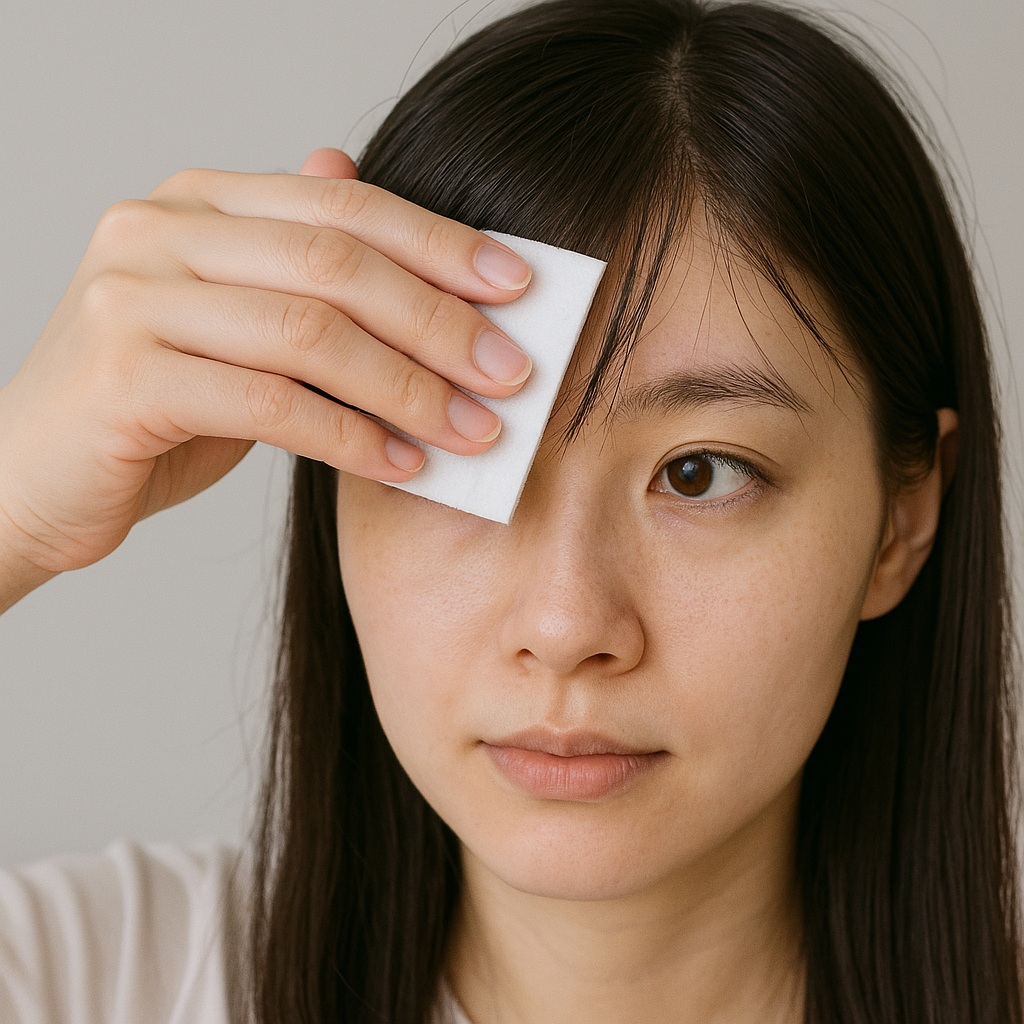 前髪が油っぽくなったときの取り方・整え方