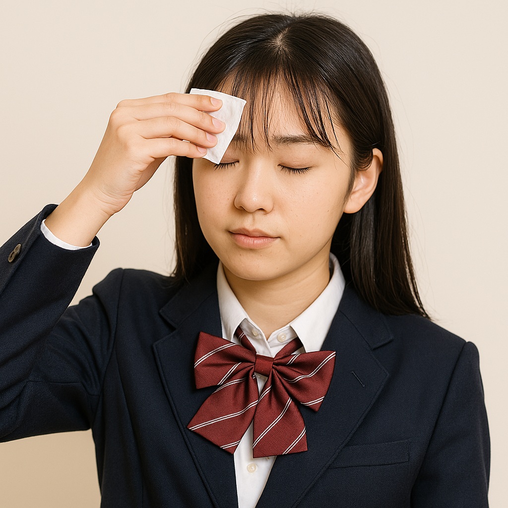 前髪が油っぽいときの直し方！学校でできる対処法まとめ