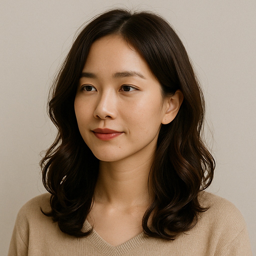 ナチュラルな大きめカールが今っぽい