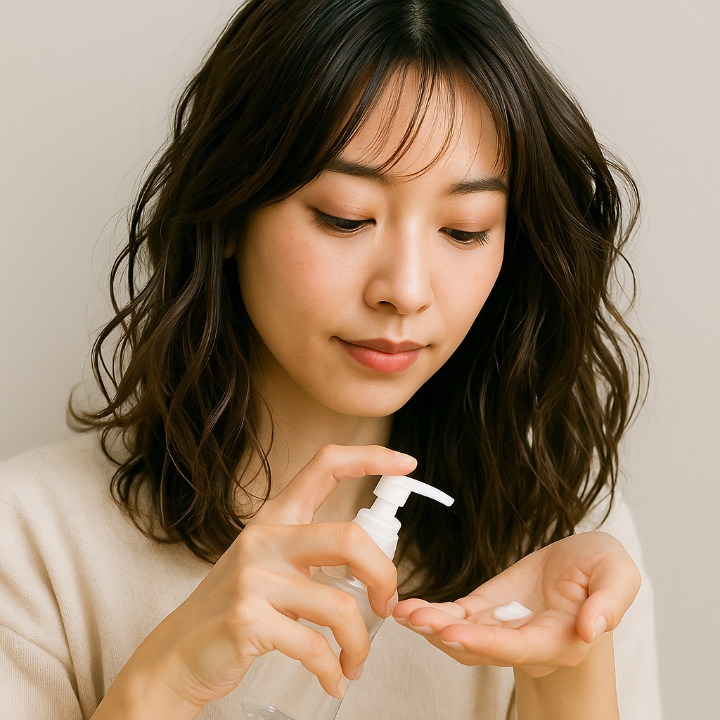 ツヤ感と束感を出すスタイリング術