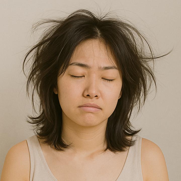 ナイトキャップで寝癖がつきやすい被り方