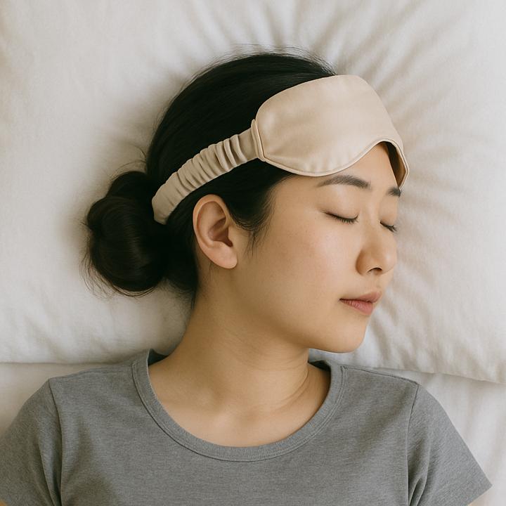 髪の毛を上げることで得られる通気性と快眠効果