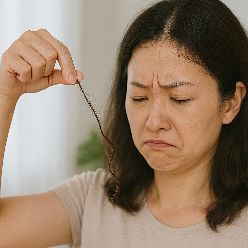 無意識に髪を触る癖とストレスの関係
