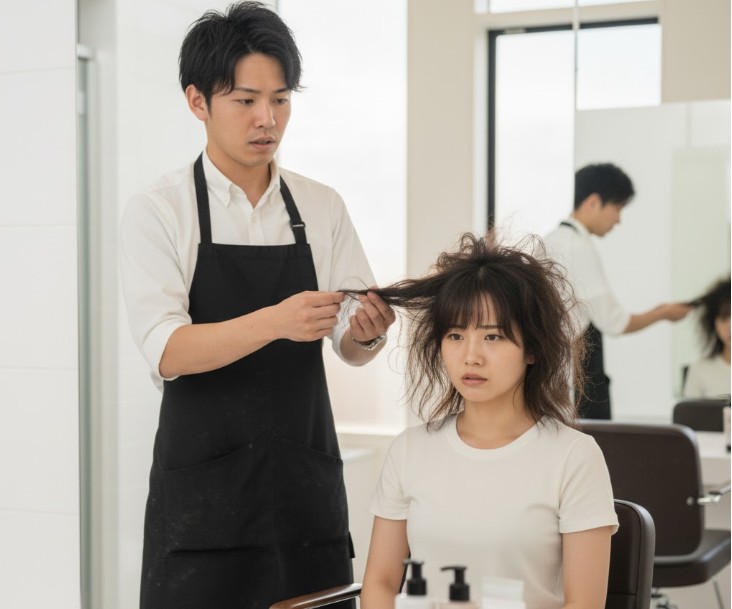 カールが取れるのは施術側の問題かも